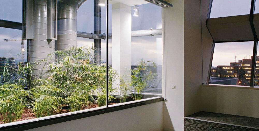 All-round well-being: Greening beautifies the ambiance and improves the air. All-round well-being: Greening beautifies the ambiance and improves the air.