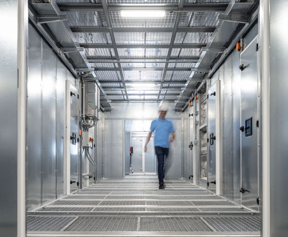 Spacious maintenance accesses allow for easy maintenance.